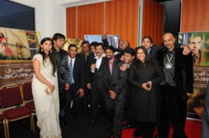 The soundtrack to the forthcoming Tamil film, Vinnaithaandi Varuvaayaa (“Will you come to me, from across the sky?”), was previewed on Saturday evening at a reception at BAFTA in London.