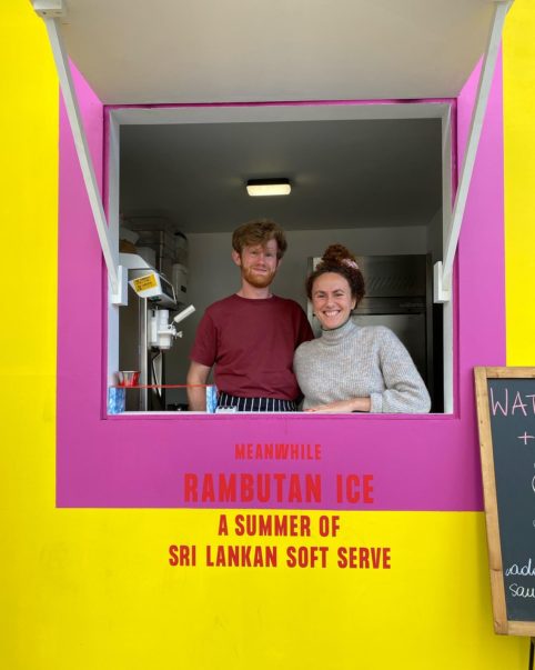 Rambutan ice, summer pop up in Borough market