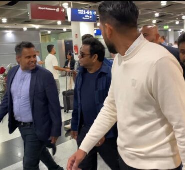 AR Rahman lands in Germany for 2023 Europe tour