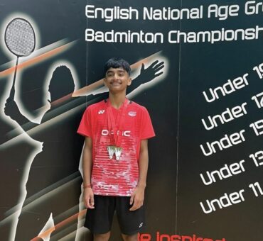 Tamil youth crowned U15 England Badminton Champion