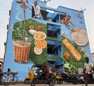 Tamil food inspired mural by Singaporean street artist goes viral
