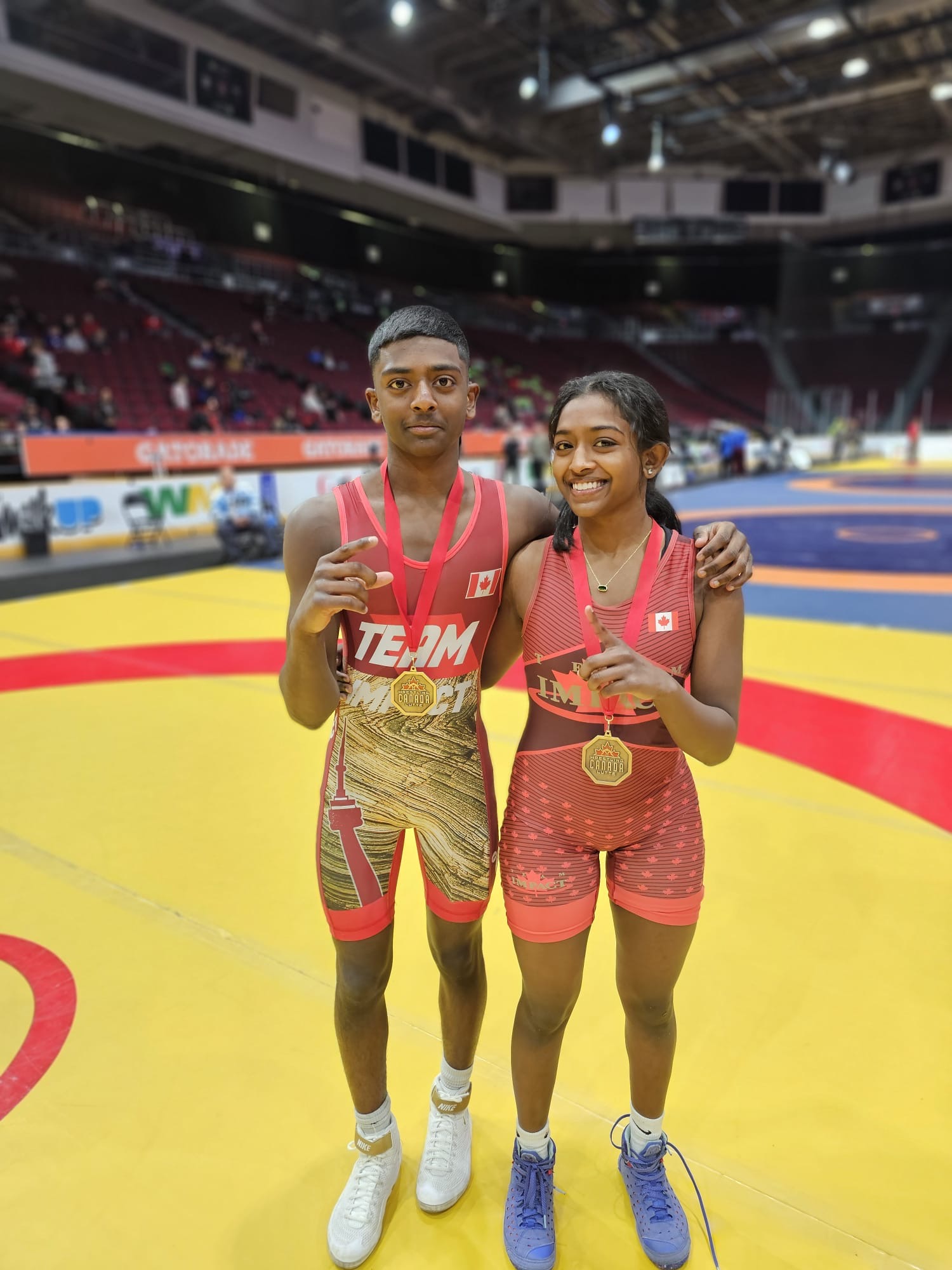 Tamil Canadian Siblings Crowned National Wrestling Champions